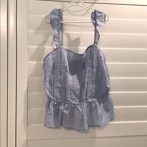 lace tank-blouse